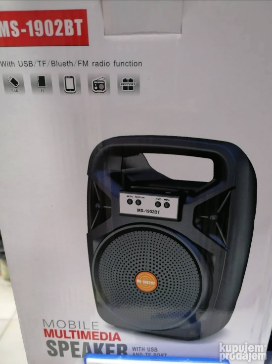 Zvucnik Bluetooth MS 1902BT novo