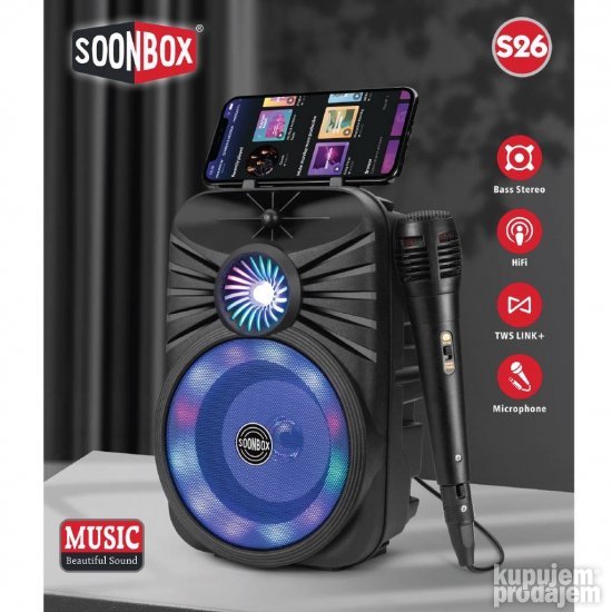 Zvucnik Bluetooth Soonbox S26