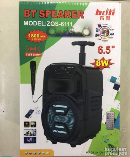 Zvucnik Bluetooth ZQS 6111 novo