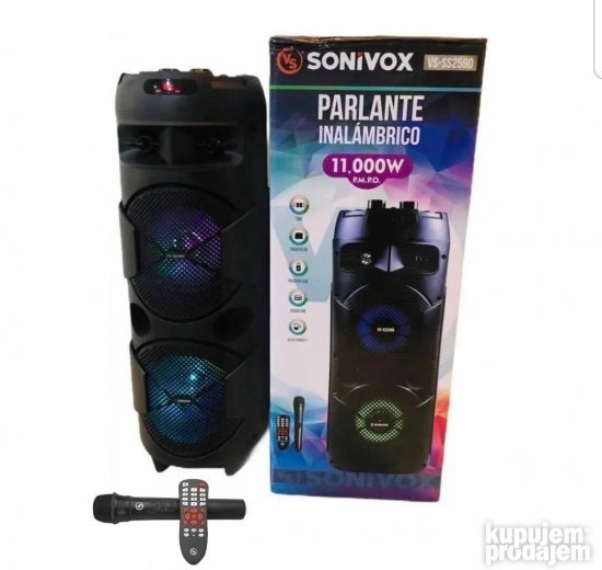 Zvucnik Bluetooth Karaoke Sonivox