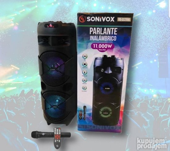 Zvucnik Bluetooth Karaoke Sonivox - Slika 3