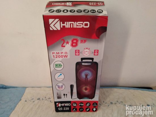 Zvucnik bluetooth Kimiso QS 220 novo - Slika 5
