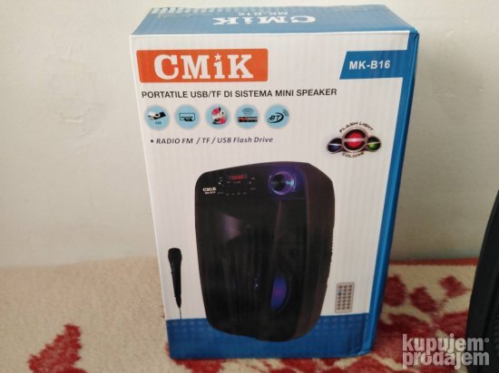 Zvucnik bluetooth MK B16 novo - Slika 3