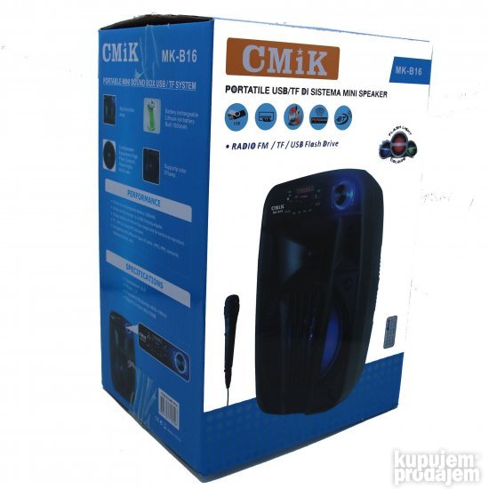 Zvucnik bluetooth MK B16 novo - Slika 6