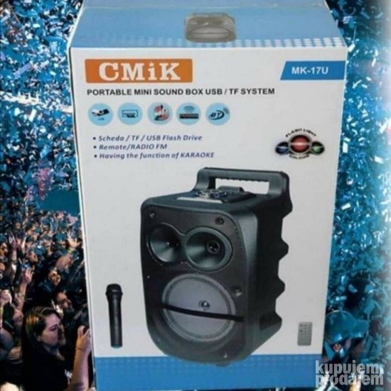 Zvucnik bluetooth model MK 17U novo