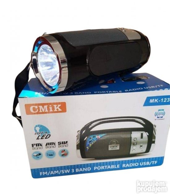 Zvucnik Bluetooth radio prenosivi CMIK MK 123 - Slika 4