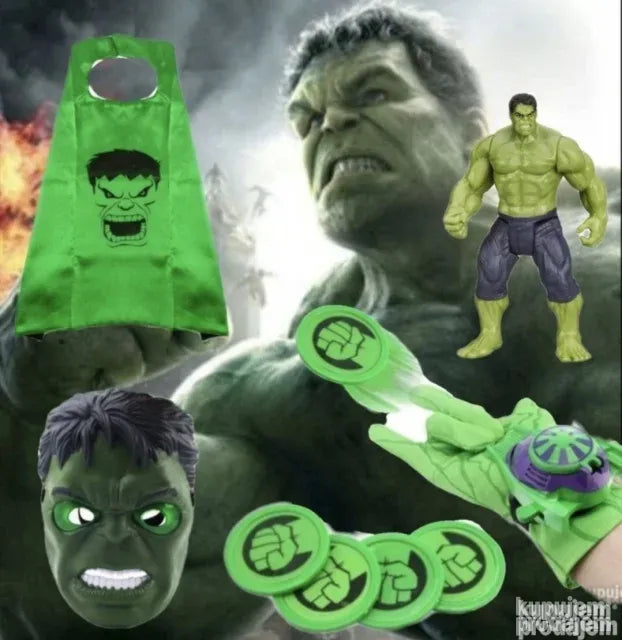 hulk kostim sa plastom i igrackom