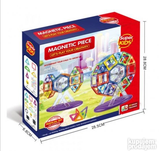 magneti set od 66 delova - Slika 7