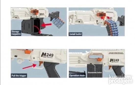 mitraljez K SHOOT M249