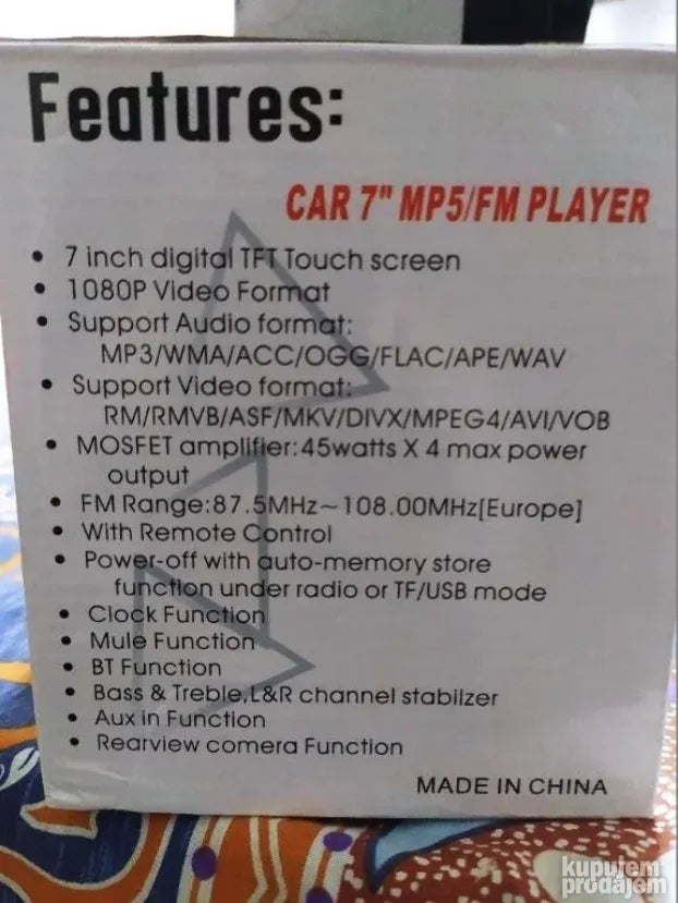 multimedija player mp5 7 inca - Slika 6