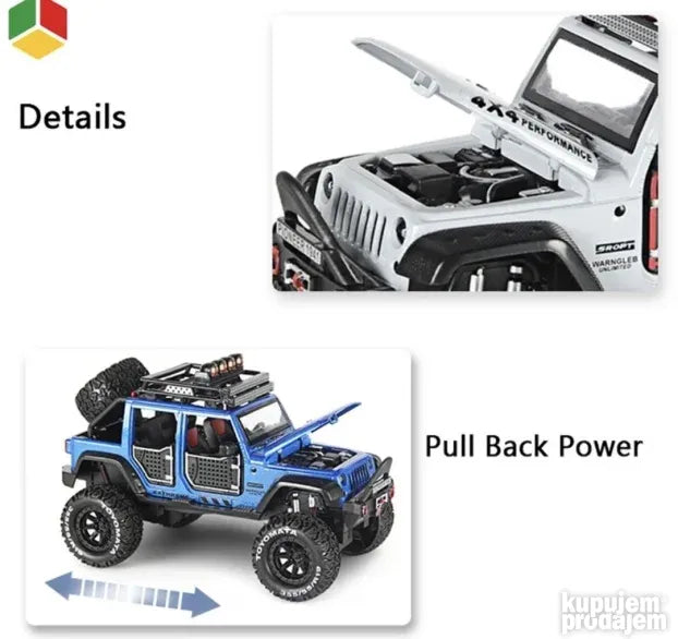 off road dzip metalni Muzicki - Slika 8