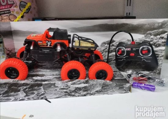 off road dzip na daljinsko upravljanje sa 6 tockova