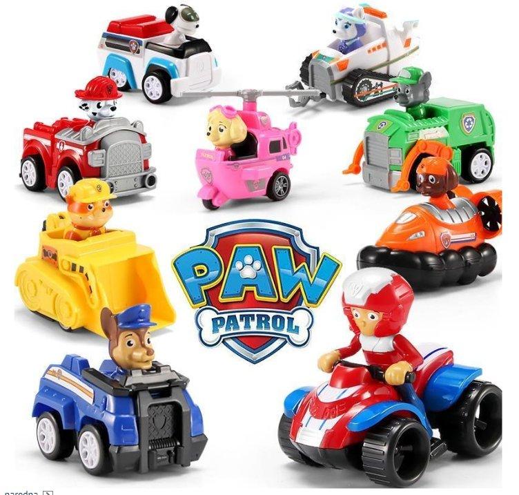 patrolne sape autici set od 9 autica patrolne sape autici set od 9 autica
