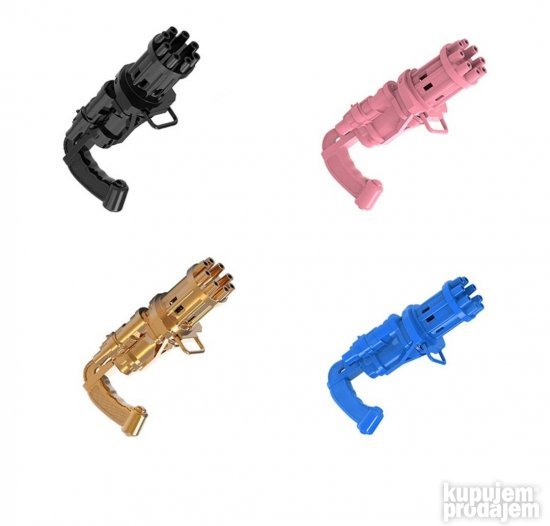 pistolj koji izbacuje 200 balona od sapunice odjednom - Slika 6