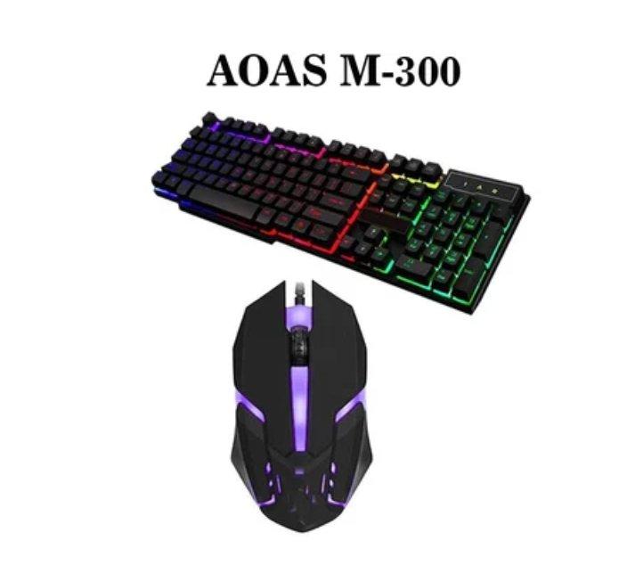 set gejmerska tastaturai mis AOAS M 300 Odlican set gejmerska tastaturai mis AOAS M 300