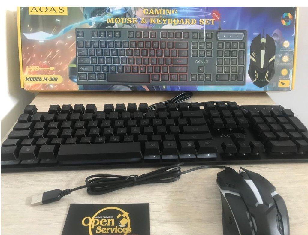 set gejmerska tastaturai mis AOAS M 300 Odlican set gejmerska tastaturai mis AOAS M 300 - Slika 7