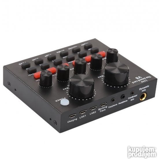 v8 Zvucna kartica profesionalna Sound Card Mixer v8 PRO