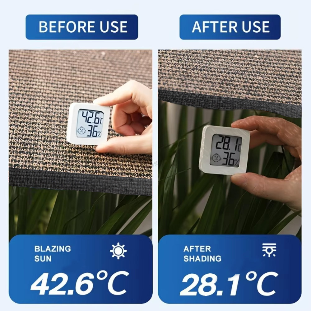 Mreža za hlad, 50% za&scaron;tita od sunca sa u&scaron;icama, mrežasta cerada za pokrivanje biljaka/ hlad na terasi/ pergola u ba&scaron;ti/ plastenik/ nadstre&scaron;nica za auto/ kućica za pse, boja kafe smeđa, 1 kom